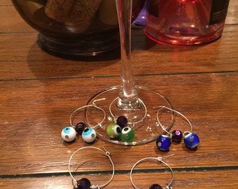 Eye of Newt Wine Glass Charms