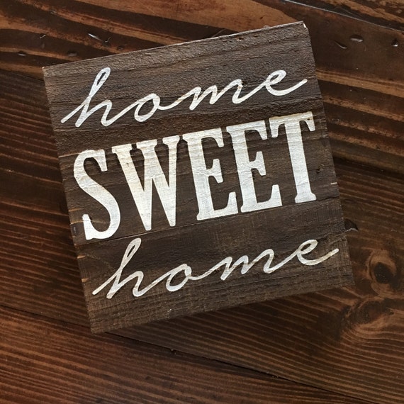 HOME SWEET HOME Wood Sign   Il 570xN.979637438 Gniy 