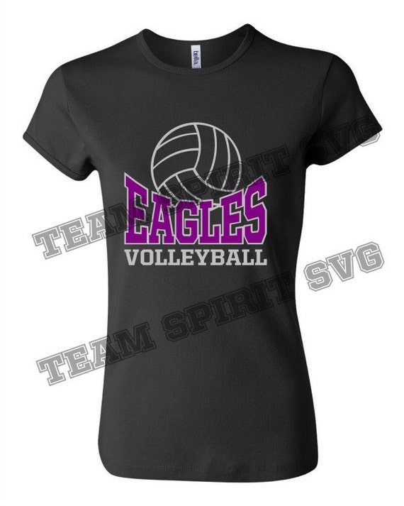 Eagles Volleyball Download Files SVG DXF EPS by TeamSpiritSVG