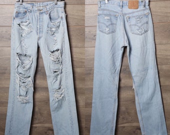 levis 510 ripped jeans