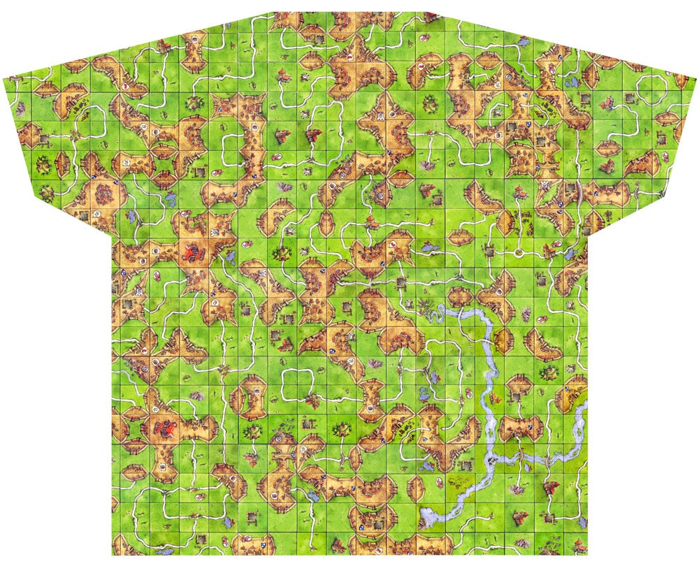 Carcassonne Map Double-Sided All-Over-Print by BrianMarblehead