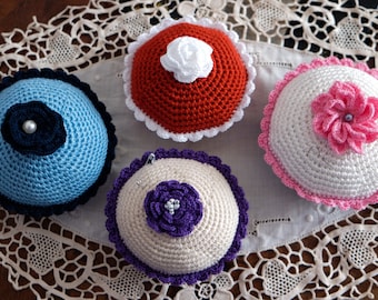 Crochet pincushion/ Handmade pin cushion/ Mothers day gift idea