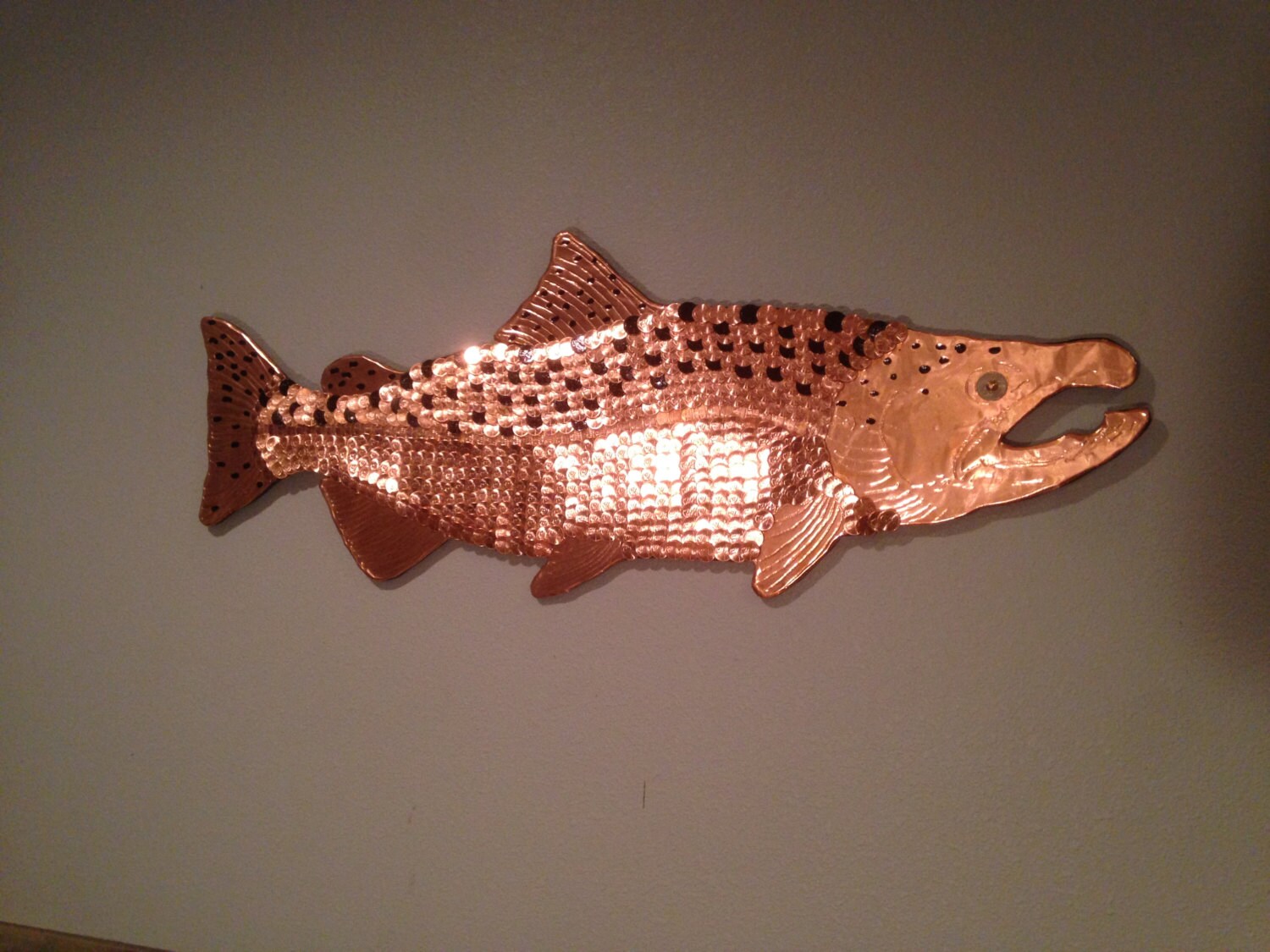 Chinook Salmon Penny Fish Washougal Tule Buck by PennyfishDesigns