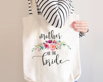 Mother Of The Bride Tote, Mother Of The Bride Tote Bag, Custom Mother Of The Bride Bag, Mother Of the Bride Gift, Gift For Mother Of Bride