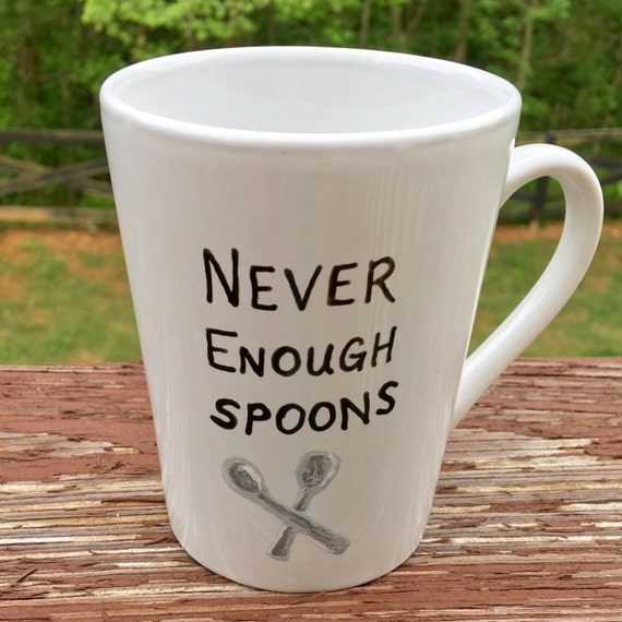 Spoon Theory Mug chronic illness spoon theory low on