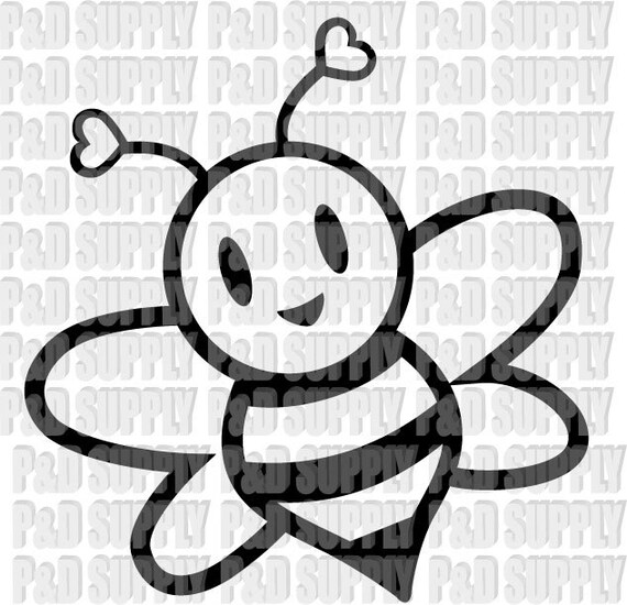 Download Bee SVG DXF Digital Cut file for Cricut or Silhouette svg