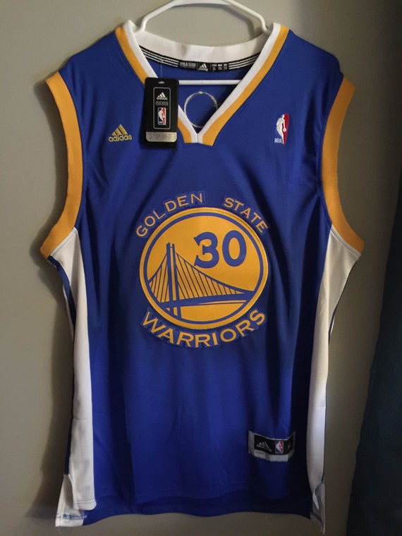 Steph Curry 30 ADIDAS Blue Jersey Golden State by JerseySupply