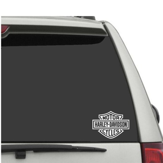 HARLEY DAVIDSON car window decal by Knccustomdecals on Etsy