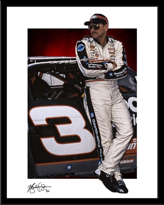 Dale Earnhardt Sr. Print Fine Art Modern by sportsprints5