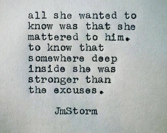 JmStorm Poetry by JmStormquotes on Etsy