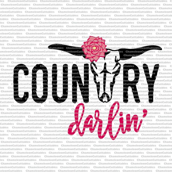 Download Country darlin' svg darling cut file decal vector