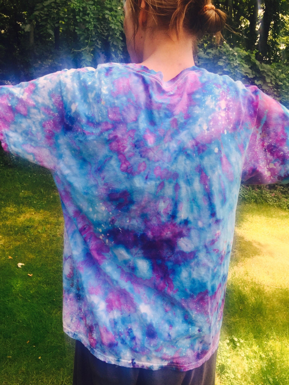 how to make tie dye galaxy shirts