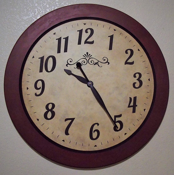 30 Inch Framed Large Wall Clock   Il 570xN.1002664878 Aq5u 