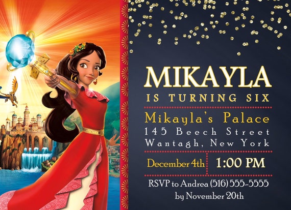 Elena Of Avalor Invitations Free 8