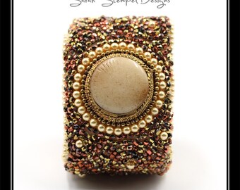 Bead Embroidery Bracelet