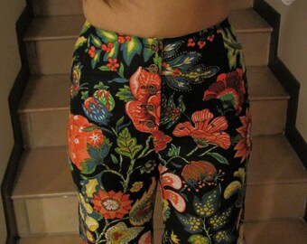 Cotton-blend pants years ' 60/' 70