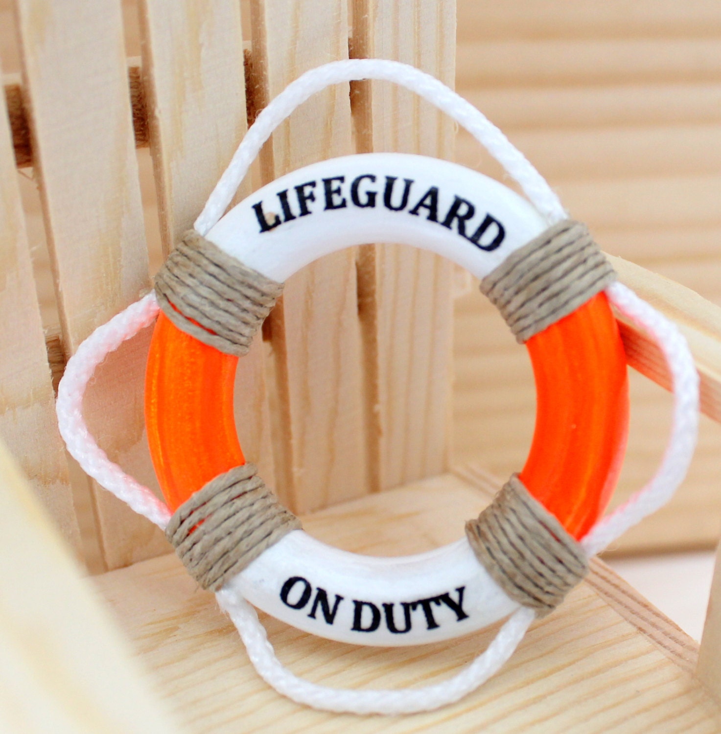 Lifeguard Buoy 1 Lifeguard Perserver Lifering. by MiniLifeRings