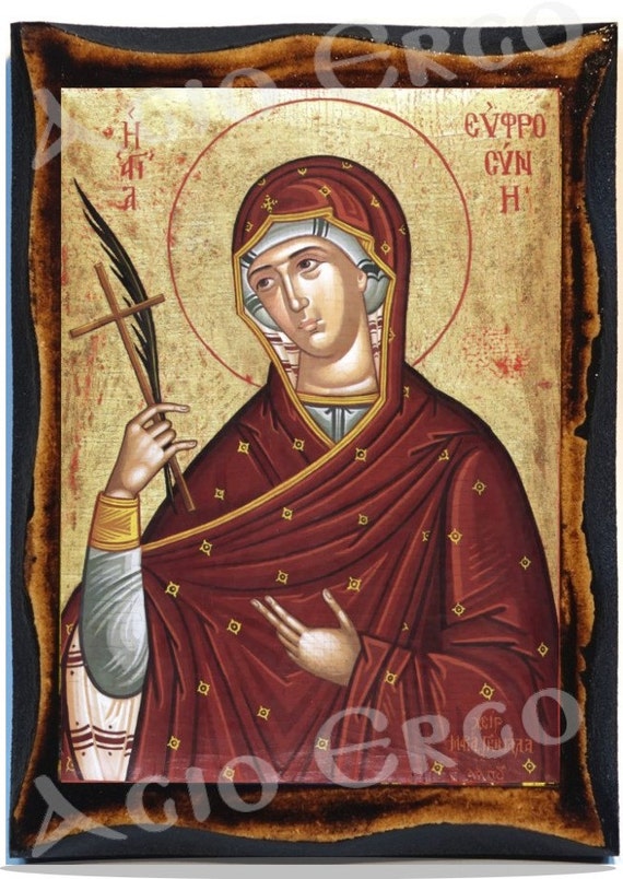 Saint Euphrosyne of Alexandria Greek Orthodox Russian Mount