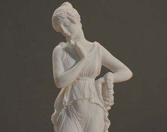 PERSEPHONE Goddess Queen of the underworld Alabaster Sculpture Statue 9.8" **Free Shipping & Free Tracking Number**