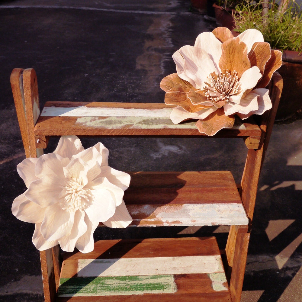 3 Magnolia Sola Wood Diffuser Flowers 15 cm Dia.
