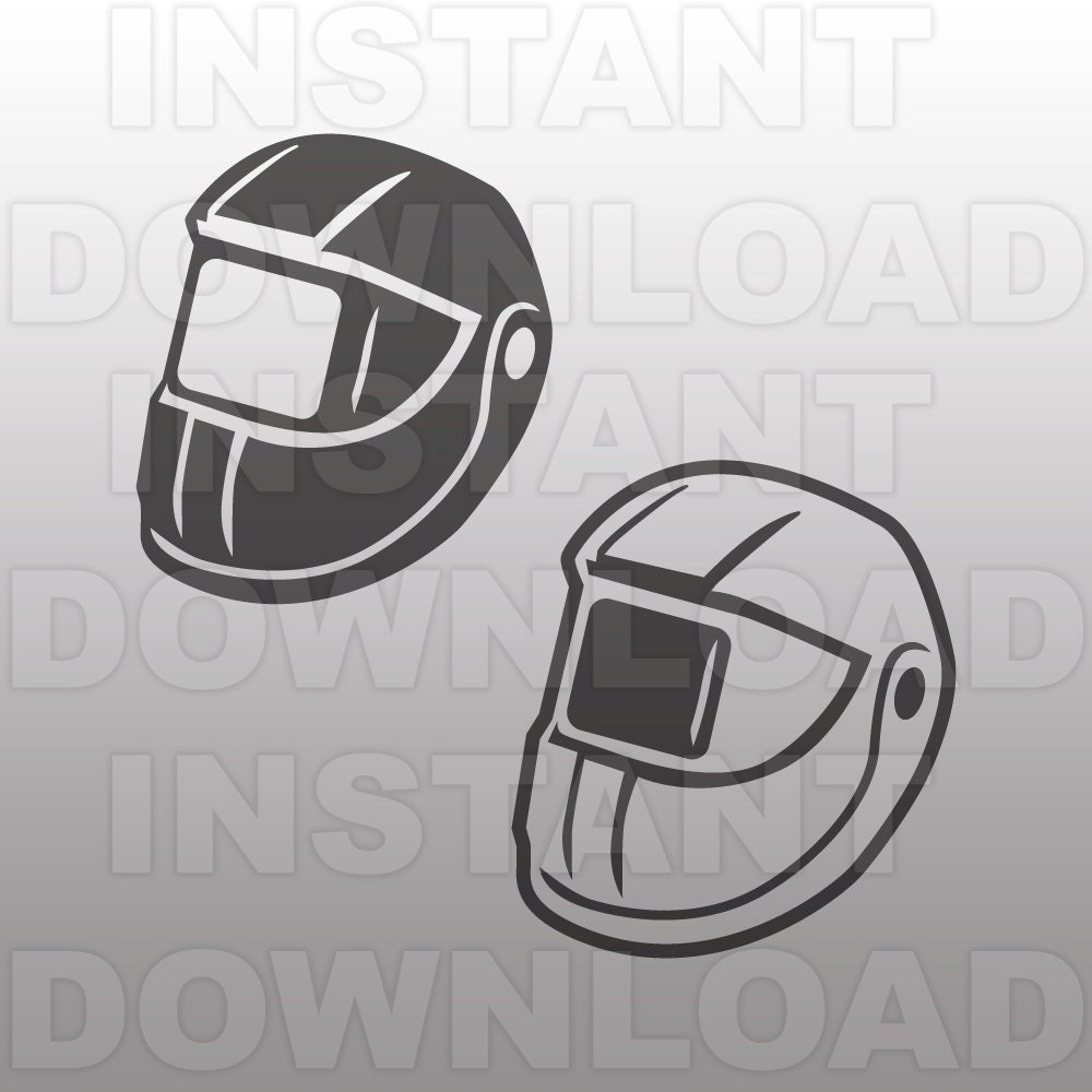 Welding Helmet SVG File Welders Helmet SVG File Commercial