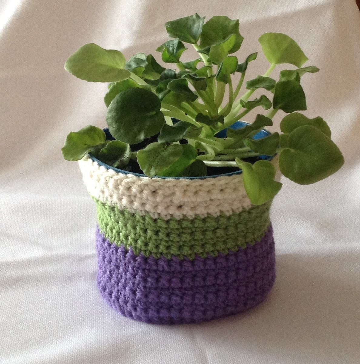 Green Plant Pot Cozy Pot Cover Pot Cozy Plant Pot Cover Home