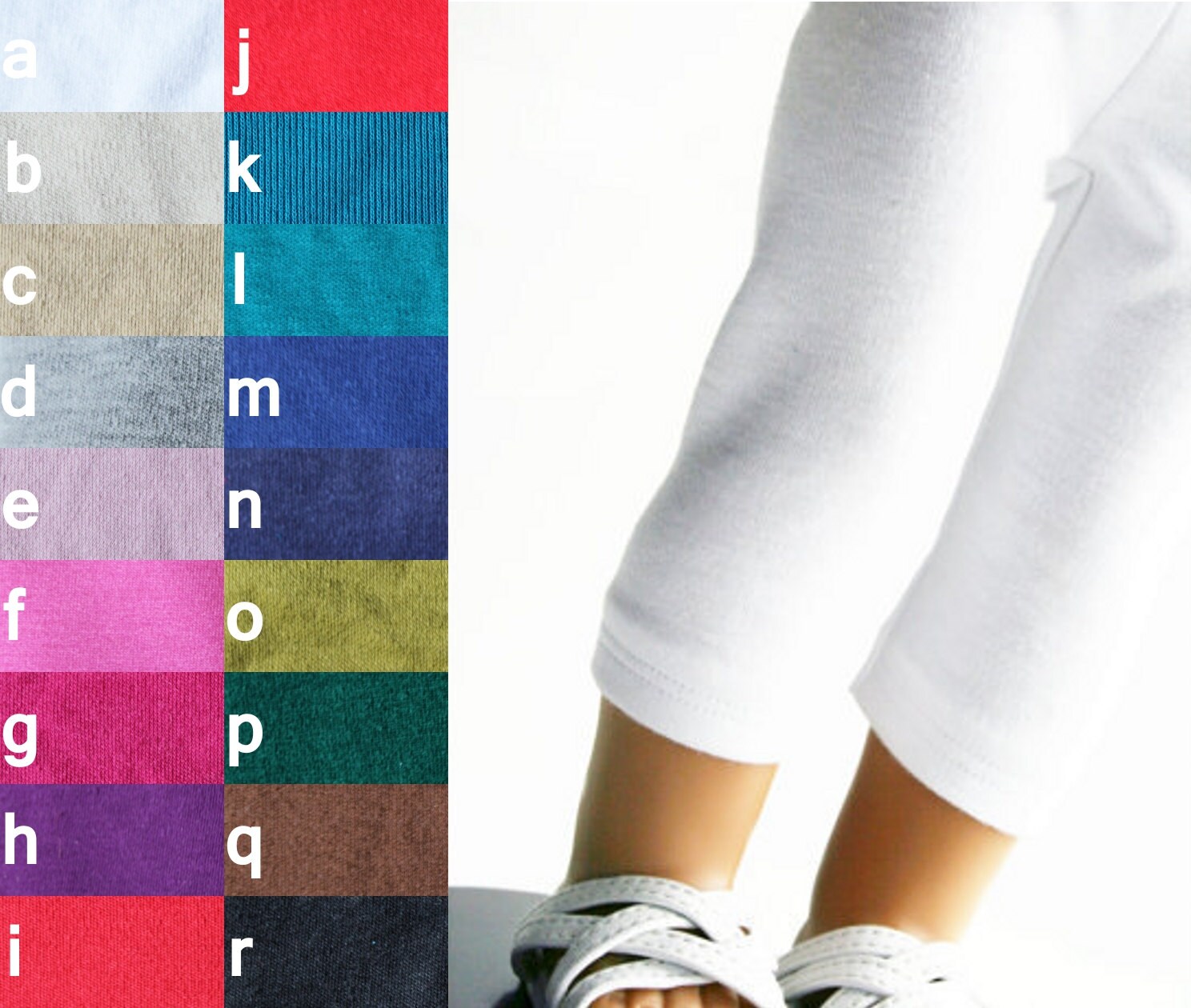 American Girl Doll Clothes Leggings You Choose by dollcloset