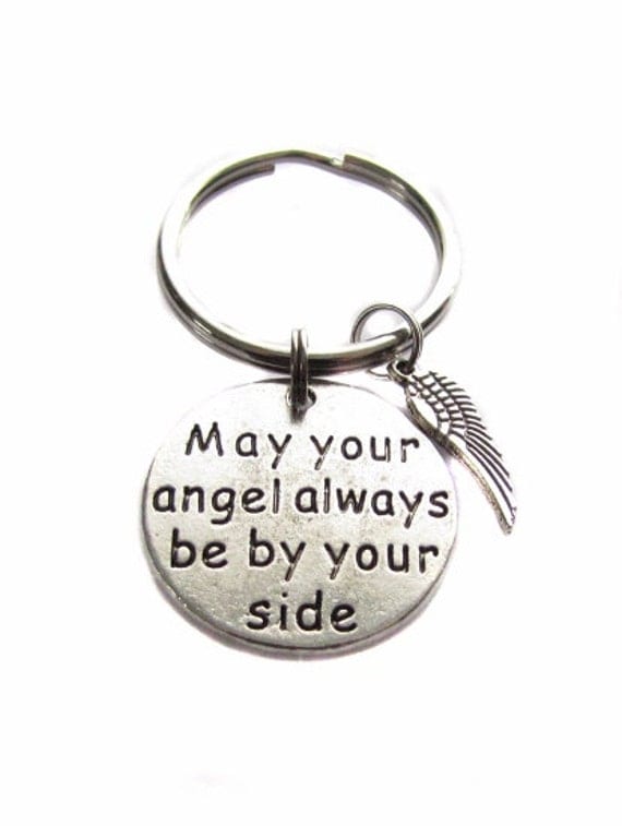 Silver May Your Angel Always Be By Your Side Quote