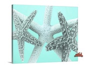 Canvas Print, Starfish Decor, Bath Decor, Starfish Art, Blue Bathroom Wall Decor, Home Decor, Seashell Art, Fine Art Photograph Canvas Print, Starfish Decor, Bath Decor, Starfish Art, Blue Bathroom Wall Decor, Home Decor, Seashell Art, Fine Art Photograph