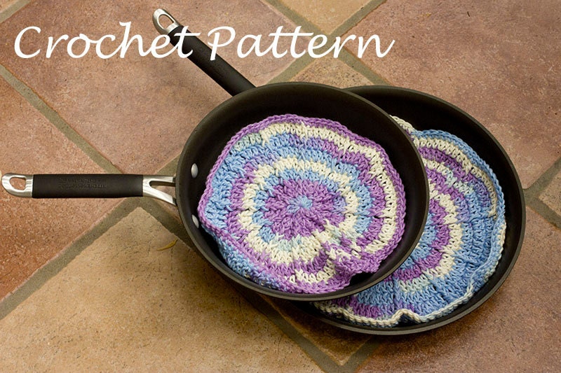 Mandala Pan Protector Crochet Pattern Instant Download PDF