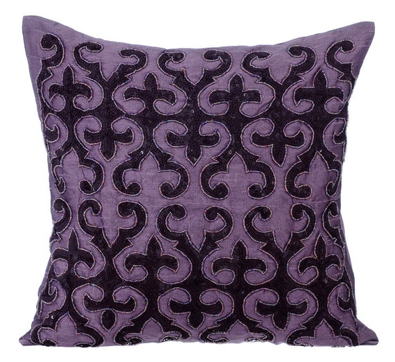 Purple Decorative Throw Pillow Covers Accent Pillow Couch Sofa