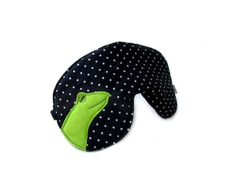 eyemask frog black adjustable sleep mask