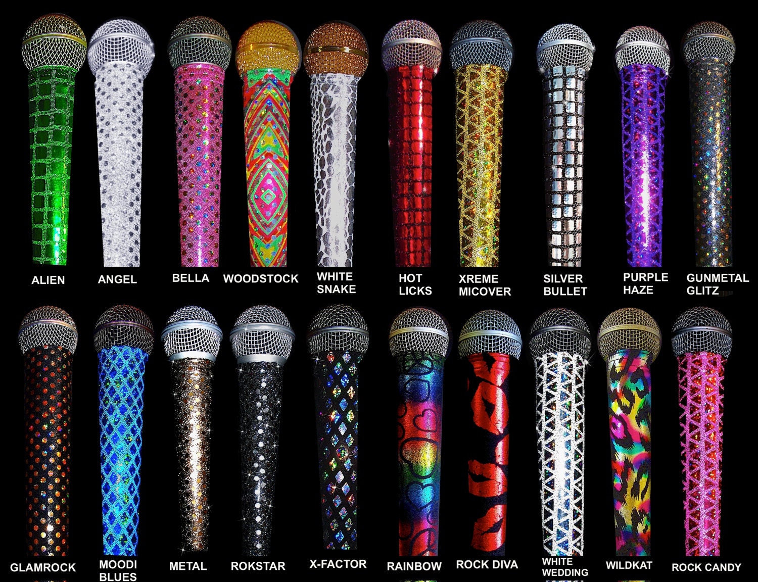 MIC SLEEVE Mic Skin Microphone Cover for CORDLESS by BSMicCovers