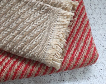 100% Natural Eco Friendly Bag Mart Collection-Natural Raw Linen String Crochet Sacking Fabric, Choose Color (Fat Quarter, 17.7x 27.5 Inches)