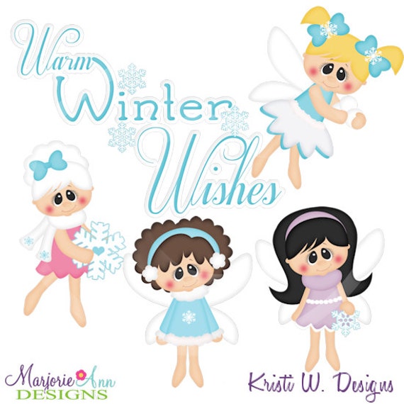 Download SVG Cutting Files-Winter Fairies SVG Cutting by ...