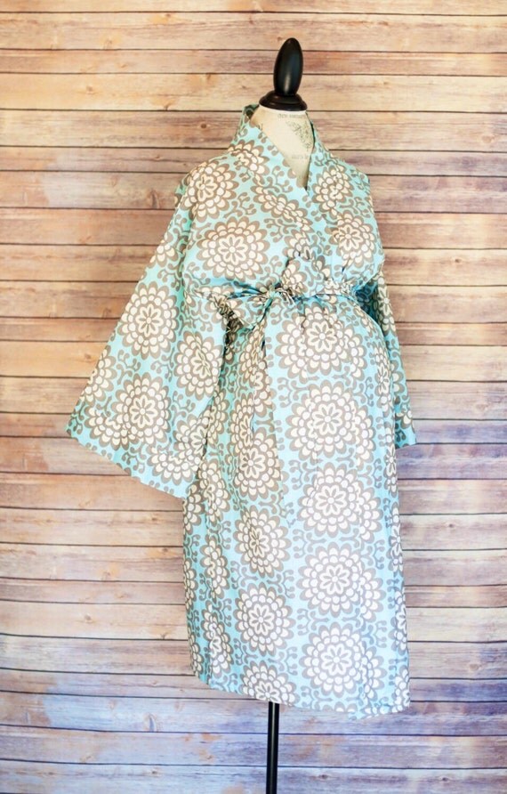 Maternity Kimono Style Robe Sadie Coordinate as a by modmum