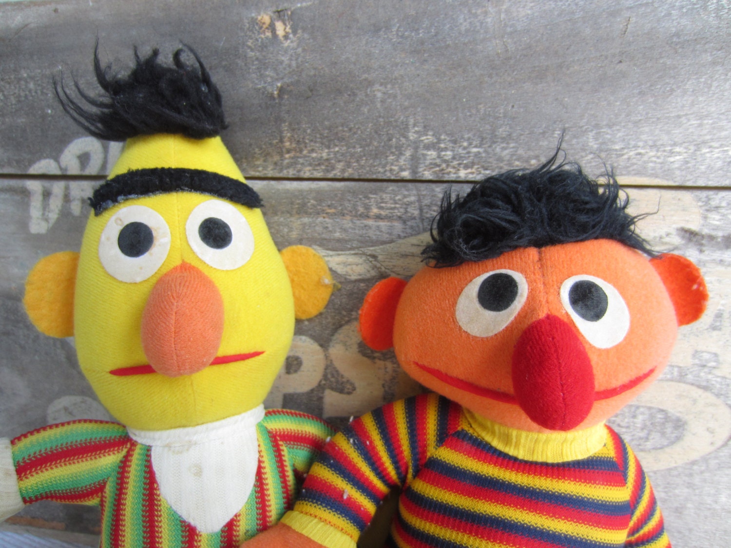 vintage bert and ernie dolls