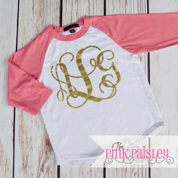 monogram tee shirts