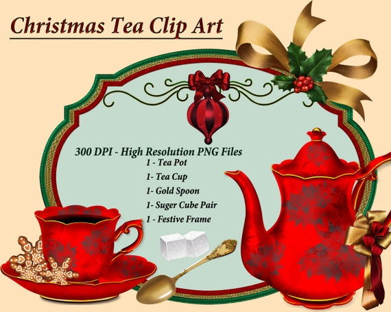 clip art christmas tea - photo #3