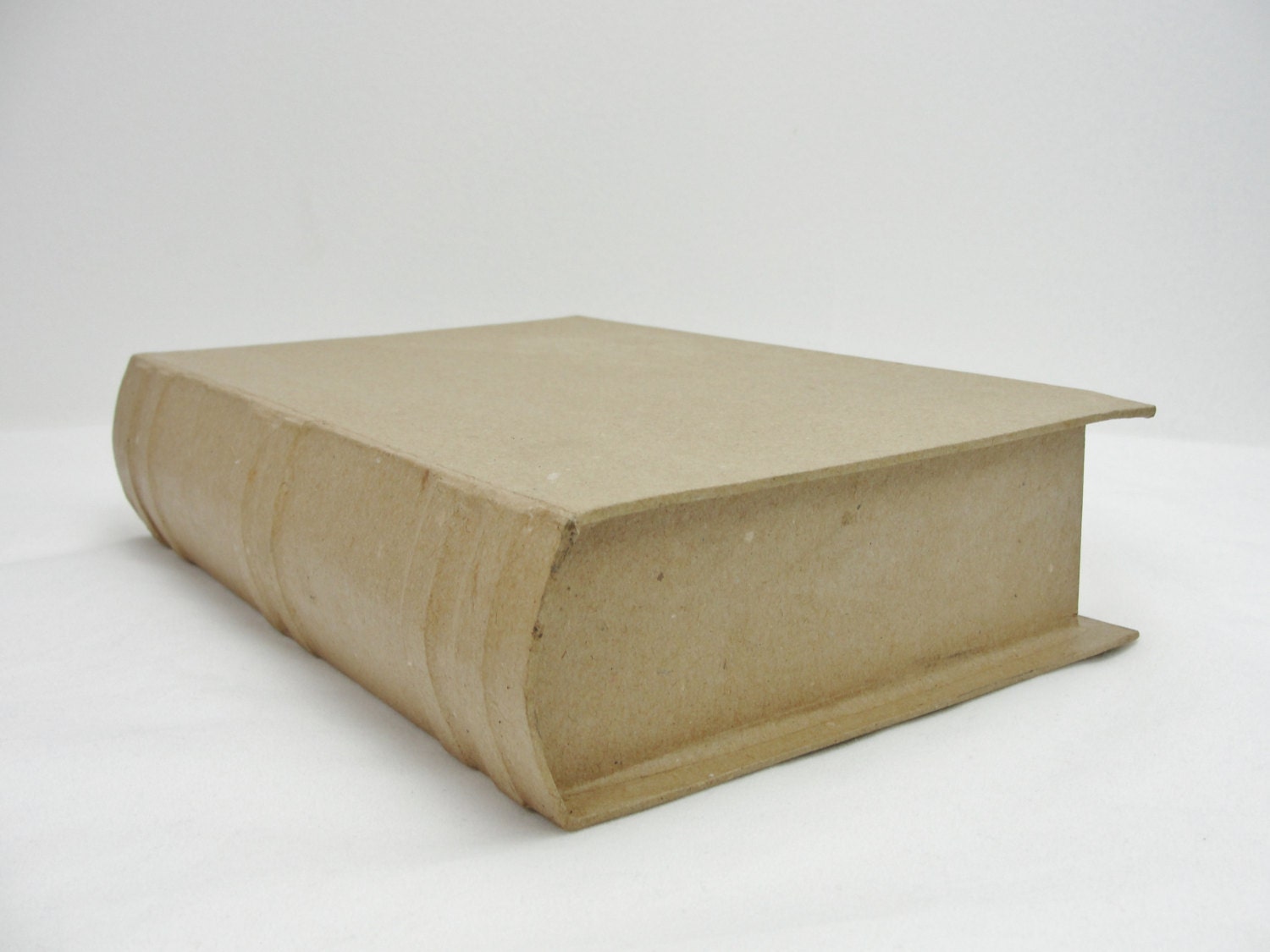 Paper mache book hidden treasure book larger of two