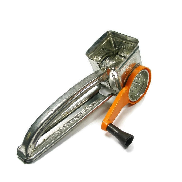 Mouli Grater Vintage Handheld Fine Food Grater Shredder Made