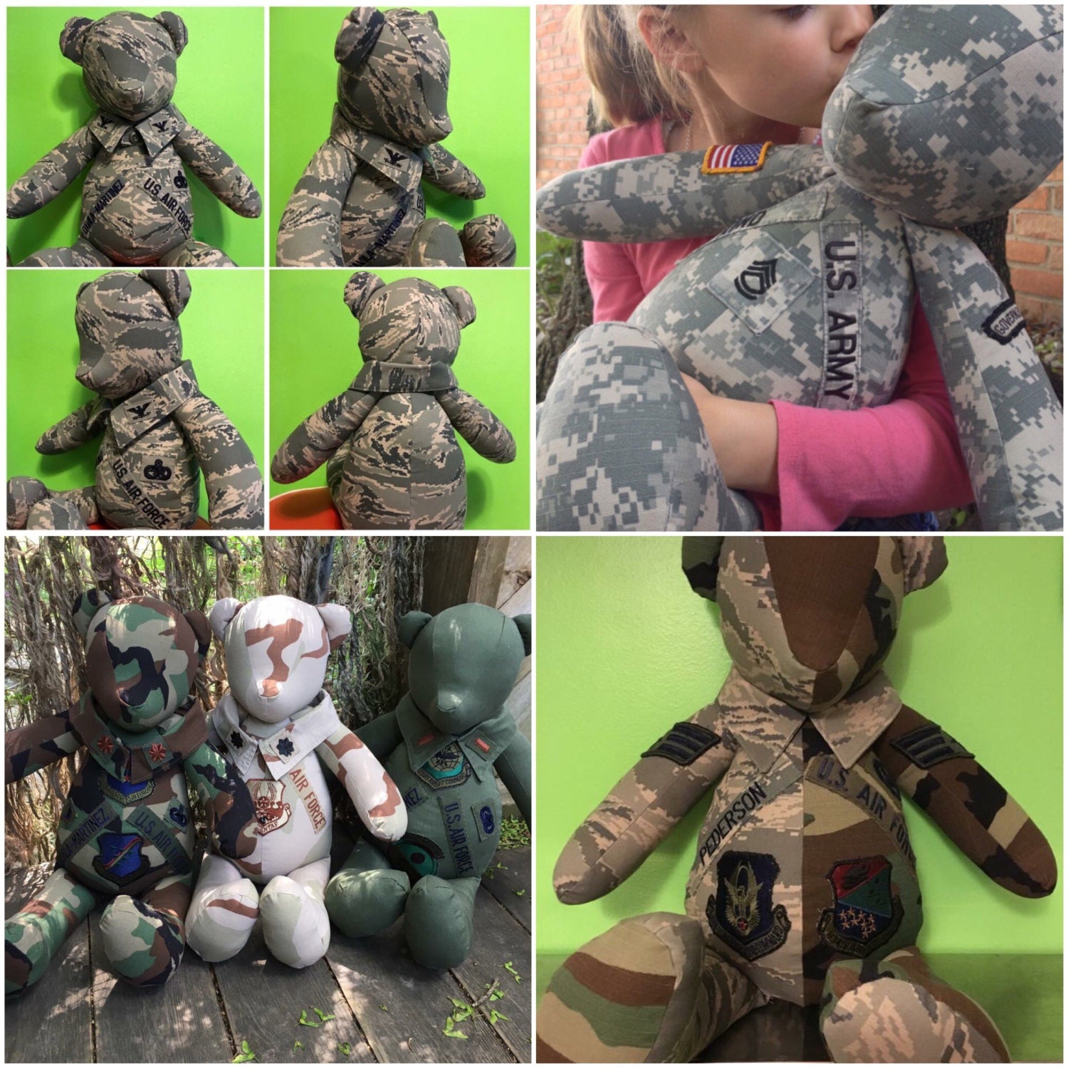 military memory bear