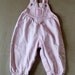 Vintage Pink Overalls. Pink and White Baby B'Gosh Overalls. Size 12m. Vintage Baby, Toddler Clothes. Oshkosh B'Gosh. VestBak