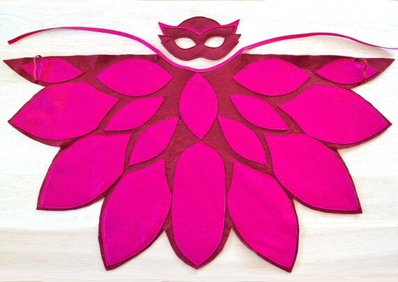 Owlette Costume PJ Mask Owlette Mask and Wing Cape by BHBKidstyle