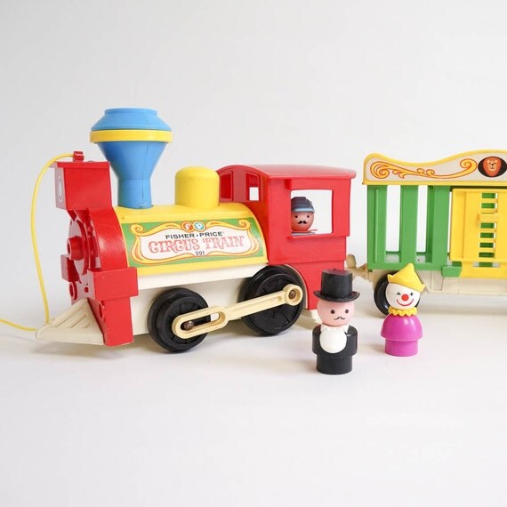 fisher price circus train 1980