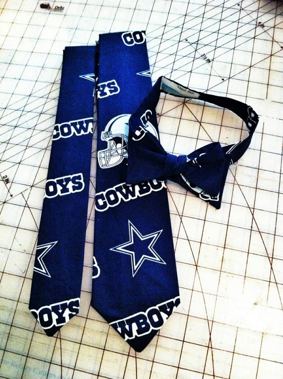 NFL Dallas Cowboys football Neckties in bow tie skinny tie
