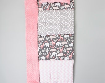 It's a Zoo GIRL Quilted Nap Mat by Janiebee Boutique Nap Mats, Toddler Nap Mats, Janiebee Nap Mats