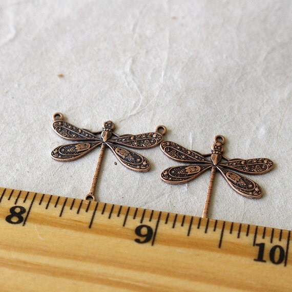 Dragonfly Charm Beads Jewelry Making Supply Findings