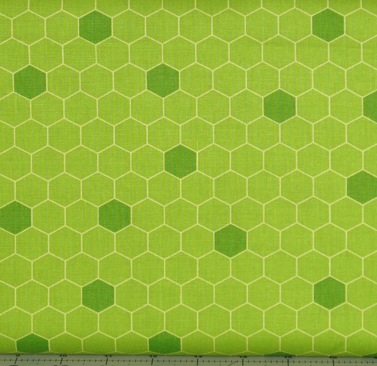 Bright Green Print Cotton Quilt Fabric for Sale Red