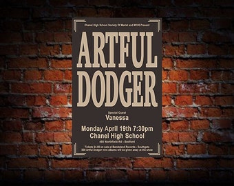 Artful Dodger 1976 Concert Poster